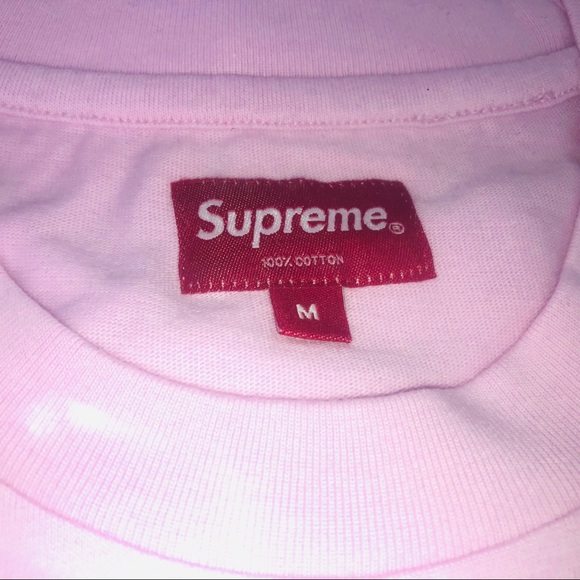 Supreme Old English Logo Rhinestone S/S Top SS21 - Picture 3 of 5